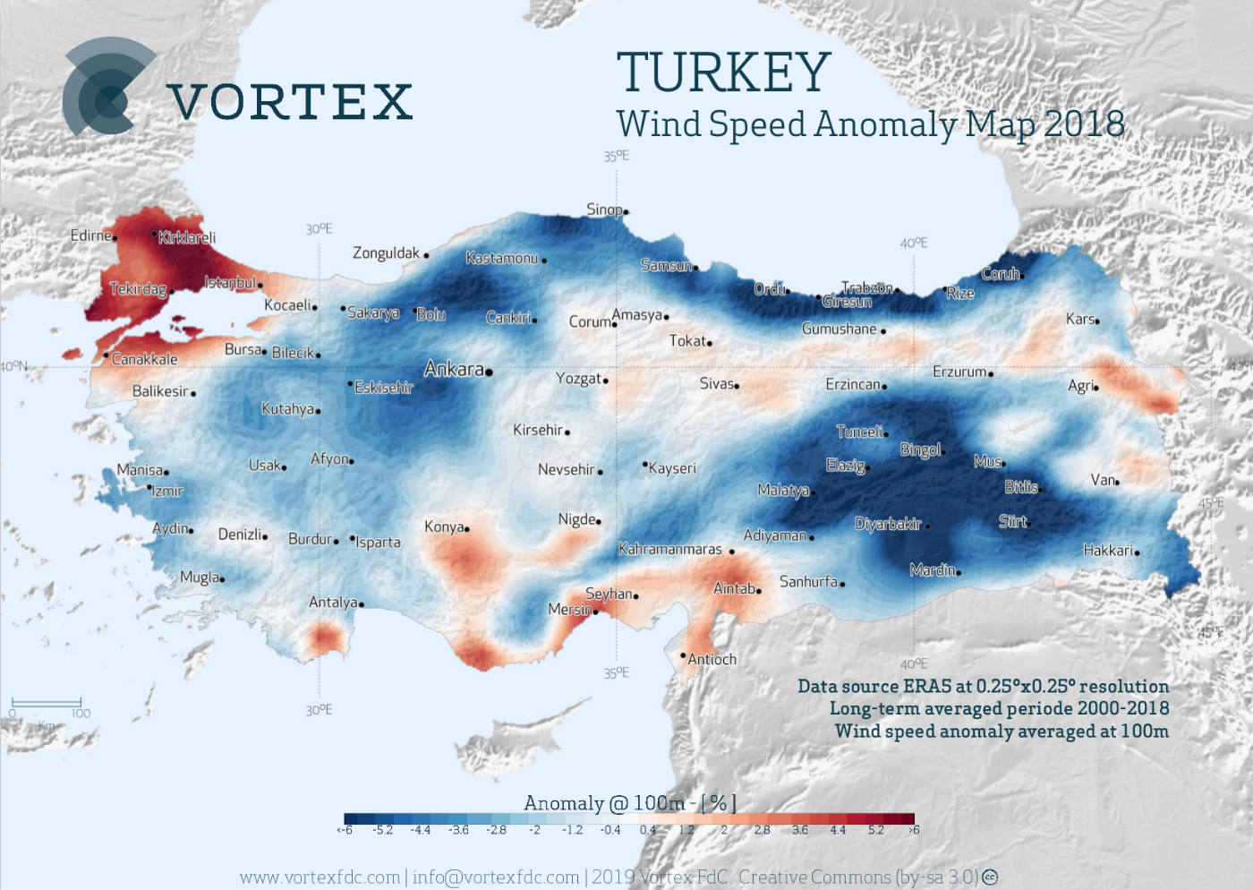 2018 wind anomaly map turkey