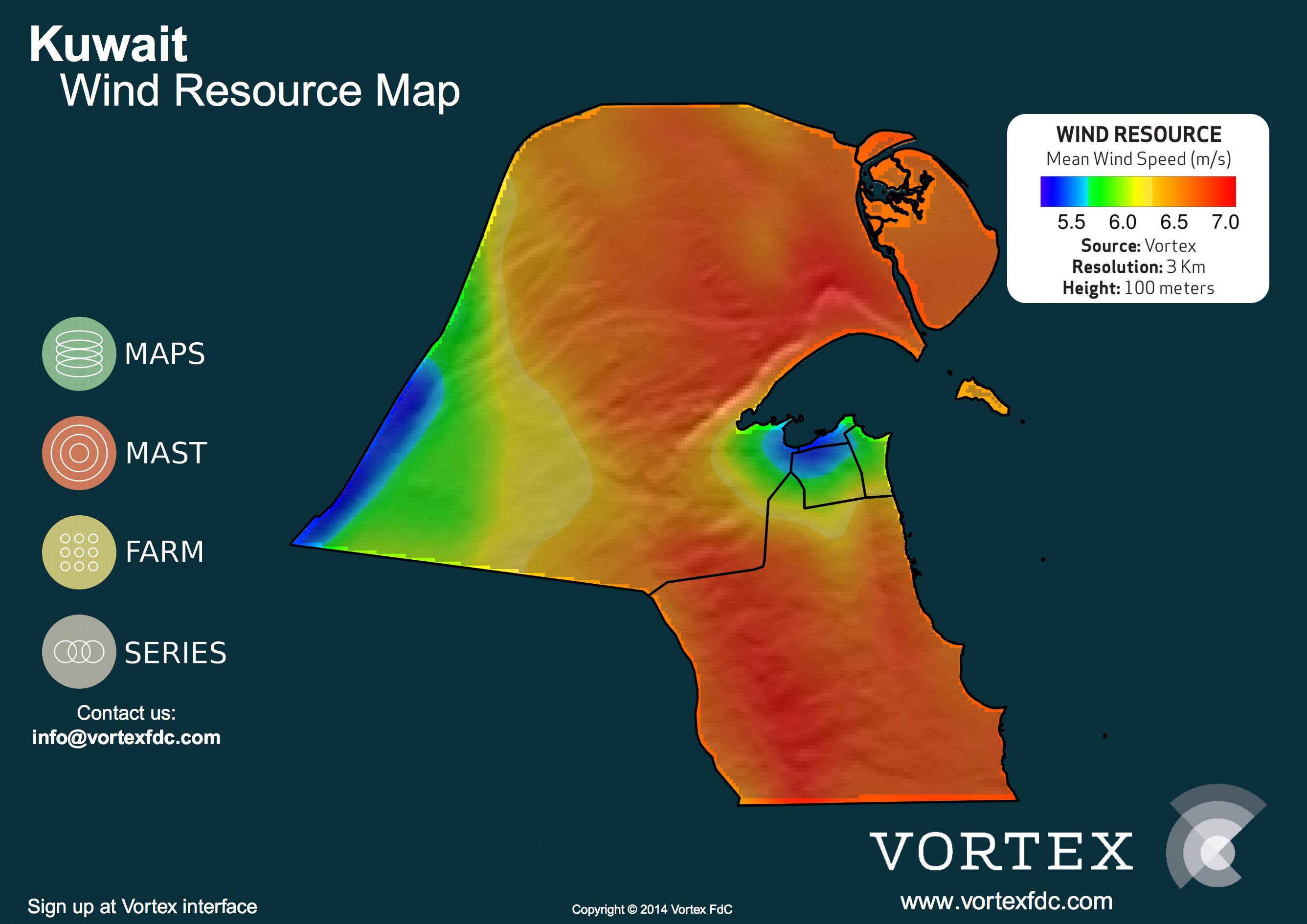 Kuwait Wind Map Vortex