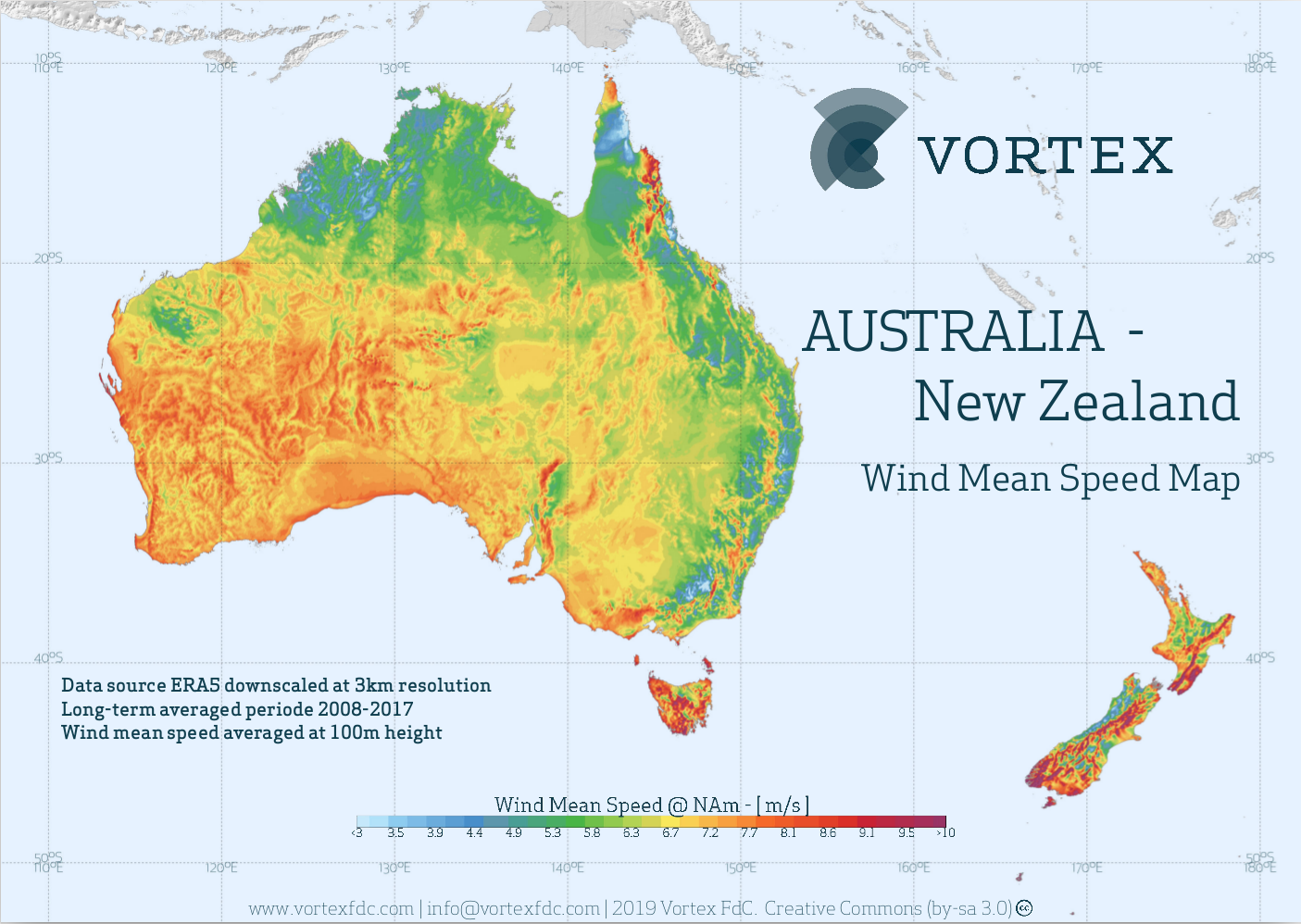 Map Of New Zealand And Australia Wind Map Australia & New Zealand - Vortex