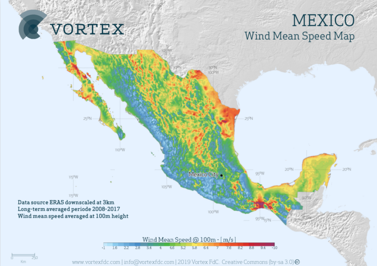 Wind maps vortex